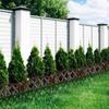 6X Płotek Ogrodowy Plastikowy Brązowy Border Palisada Obrzeże Trawnik 3M