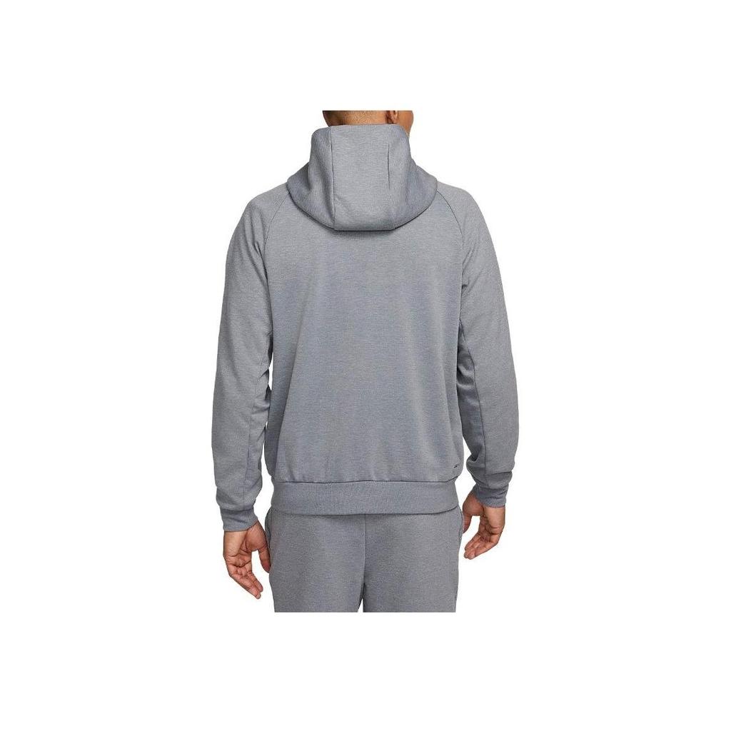 Nike Мужская толстовка с капюшоном на молнии Primary Fleece Dri-FIT UV Cool Grey Heather FZ0967-065