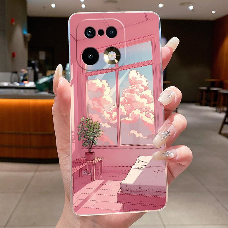 Чехол для телефона Realme 16 Pro 16 Pro+ Plus 5G Эстетичный Роскошный Милый Крутой Для Мальчиков Девочек Задняя Крышка Прозрачный Мягкий ТПУ Оболочка