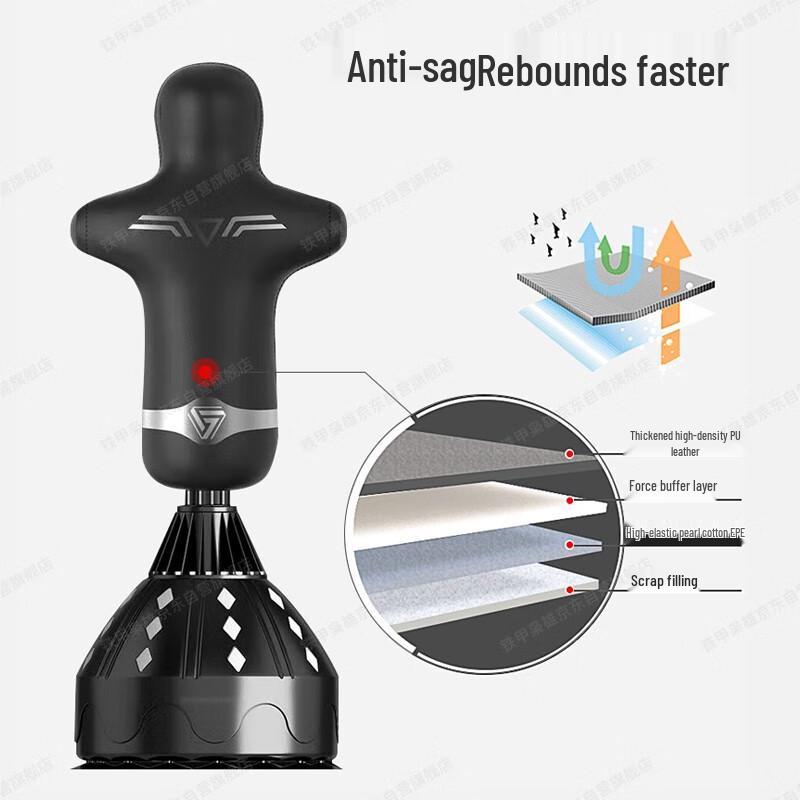Iron Armored Hero Standing Boxing Sandbag