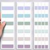 Transparent Sticky Index Tabs Colorful Light Color Index Notes Writable File Tabs  Notebook