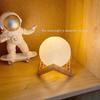 Светодиодный светильник для чтения Moon Light Galaxy Light, лунный ночник, подарок на день рождения для девочки, мальчика, ребенка, украшение для спальни, внутреннее освещение