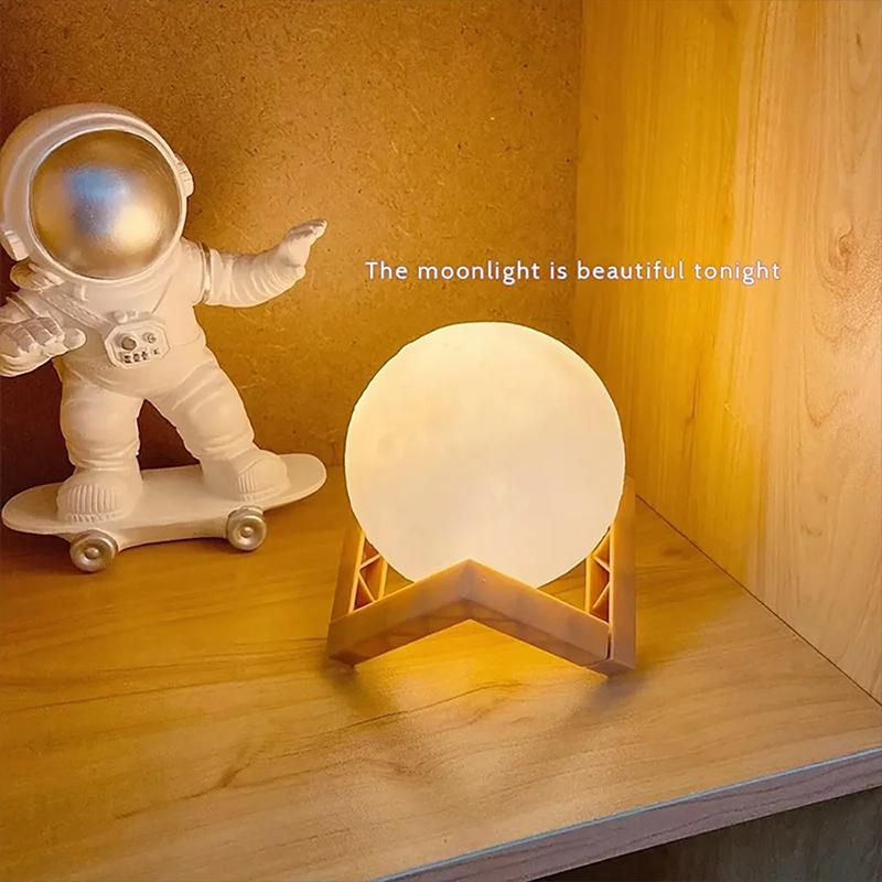 Светодиодный светильник для чтения Moon Light Galaxy Light, лунный ночник, подарок на день рождения для девочки, мальчика, ребенка, украшение для спальни, внутреннее освещение