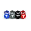 Car Sticker 2025 New Tesla Car Anti Theft Valve Caps Wheels Valve Stem Cover for Tesla Roadster Model S X 3 Y P75D P85D P90D P10