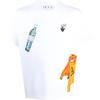 OFF WHITE FW20 Обычная футболка Мужская Белая OMAA038F20FAB0030110