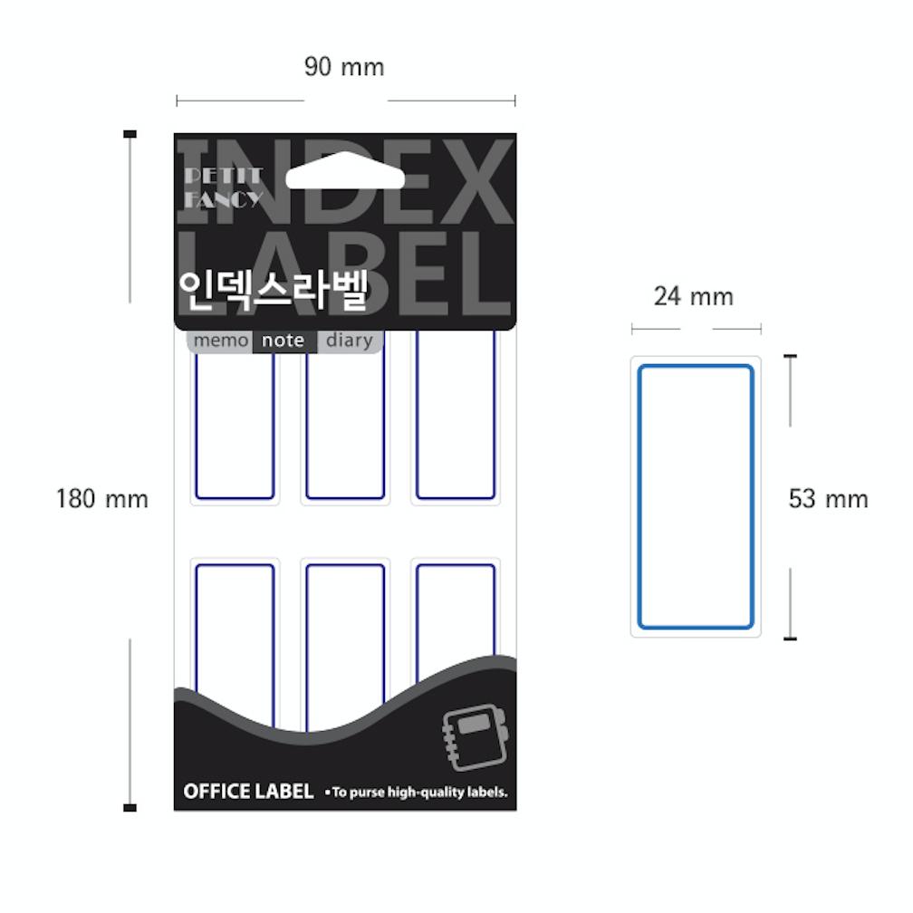 Petit Fancy Наклейки для этикеток (по 10 шт. каждая) Указательная этикетка / Этикетка категории / Офисная этикетка / Наклейки для тегов / Инструменты для маркировки / Метка для указателя — 48 вариантов