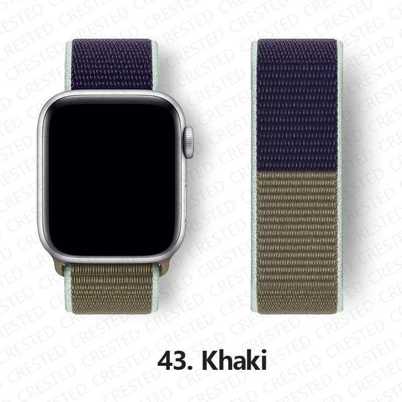 Нейлоновый ремешок для Apple, ремешок для часов 44 мм, 40 мм, 42 мм, 38 мм, браслет для умных часов, ремень, спортивный браслет-петля, iWatch series 3, 4, 5, 6, se, ремешок