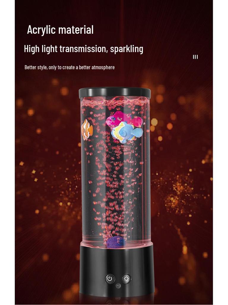 Светящийся светодиодный настольный светильник-медуза: Высокояркостный USB ночник для детской комнаты