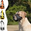 Pet Products Soft Nylon Reinforced with Breathable Velcro Mesh Adjustable Ring Dog Muzzle