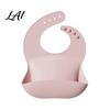 Comfortable Bibs for Sensitive Skin Silicone Baby Bib Waterproof Soft Adjustable Feeding Durable Non Irritating Summer Large Pocket Food Catch