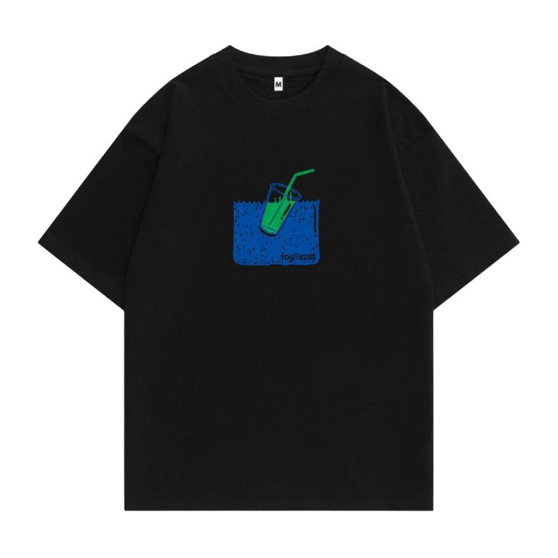 Минималистичная мужская футболка с круглым вырезом и коротким рукавом Streetwear Летняя Новая Коллекция Высокое Качество Унисекс Топ