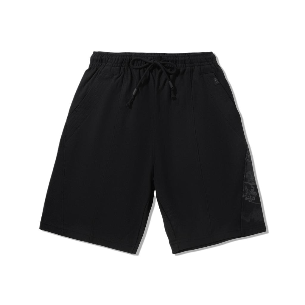 Li Ning Простые удобные повседневные шорты на шнуровке Мужские шорты AKSV477-3