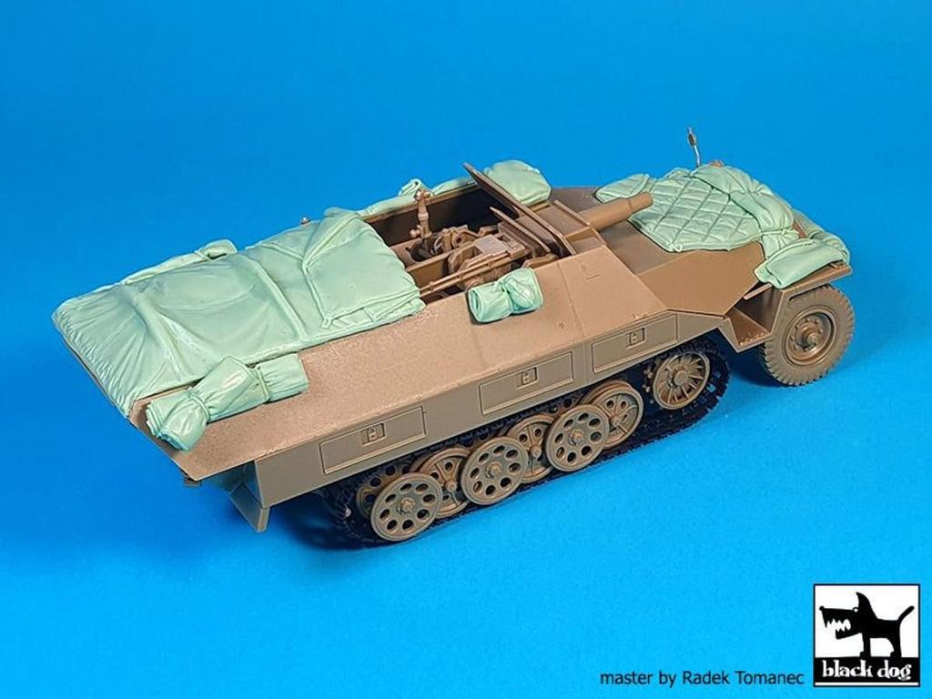 Black Dog Набор аксессуаров Ausf D смола военные детали HAUT35270 1/35 Sd.Kfz.251/9 (для Тамии) (танк)