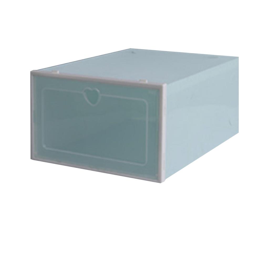 Пластиковая штабелируемая коробка для обуви, органайзер для хранения, прозрачный складной домашний текстиль, органайзер для хранения вещей