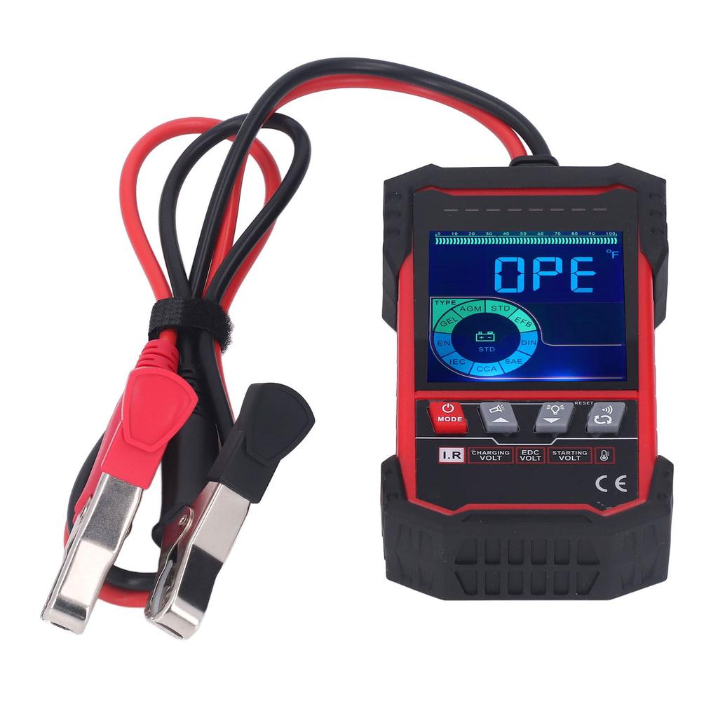12 В 24 В тестер аккумулятора цветной экран анализатор нагрузки аккумулятора емкость заряда автомобильного элемента
