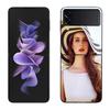 Чехол для телефона певицы Ланы Дель Рей для Samsung Z Flip 7 6 5G Galaxy Z Flip 5 4 3 Черный Жесткий Чехол для Телефона Роскошный ПК Корпус Coque