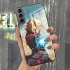 Чехол для телефона F-Fullmetal Alchemist для Samsung A25 A13 A33 5G A54 A36 A35 A56 A52 A14 Ударопрочный стеклянный чехол
