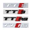 3D ABS Эмблема TTS TTRS Наклейка на кузов автомобиля, заднюю часть багажника, украшение, аксессуар для S TT RS Sline A3 A4 A5 A6 B9 B8 8P 8V B6 C7 Q5