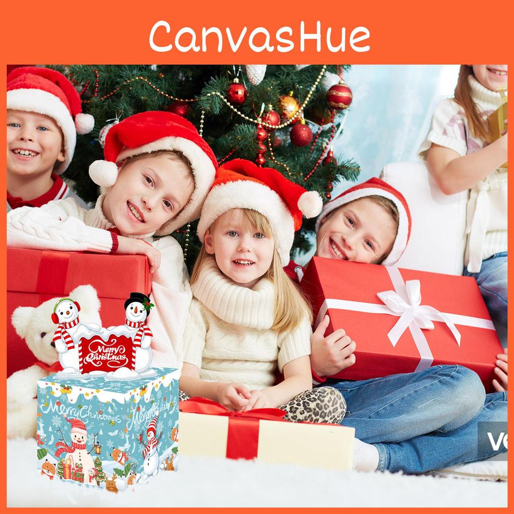 Синий снеговик Письмо Рождественский Декоративный Ящик С Хранилищем Для Подарков Для Праздничных Торжеств И Атмосферы Вечеринки