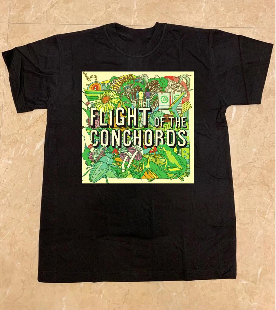 Flight Of The Conchords Black Cotton Shirt S5xl Unisex Cl612
