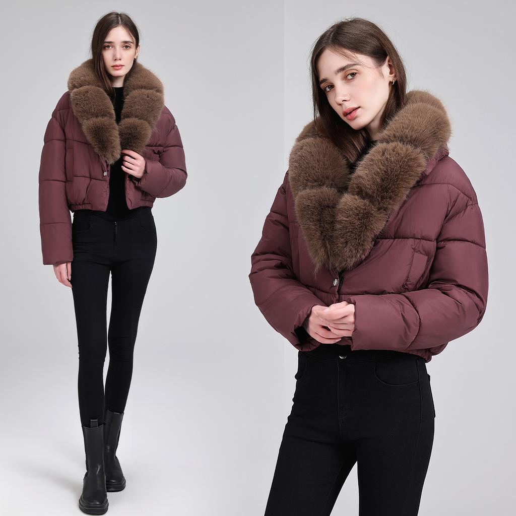 Padded clothes women's short padded jackets winter new fashion warm foreign style big sweater jacket