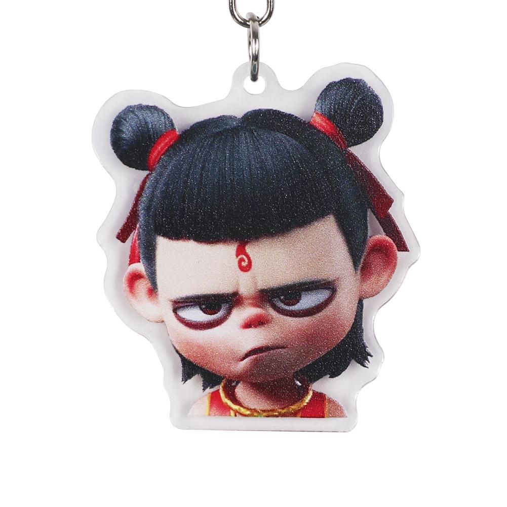Брелок Nezha Фигурка Игрушка Ao Bing Подвеска для Мужчин Женщин Рюкзак Смешной Подвеска Брелок
