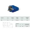 IP44 Industrial Plug Socket 220V-240V Electric Power Connector