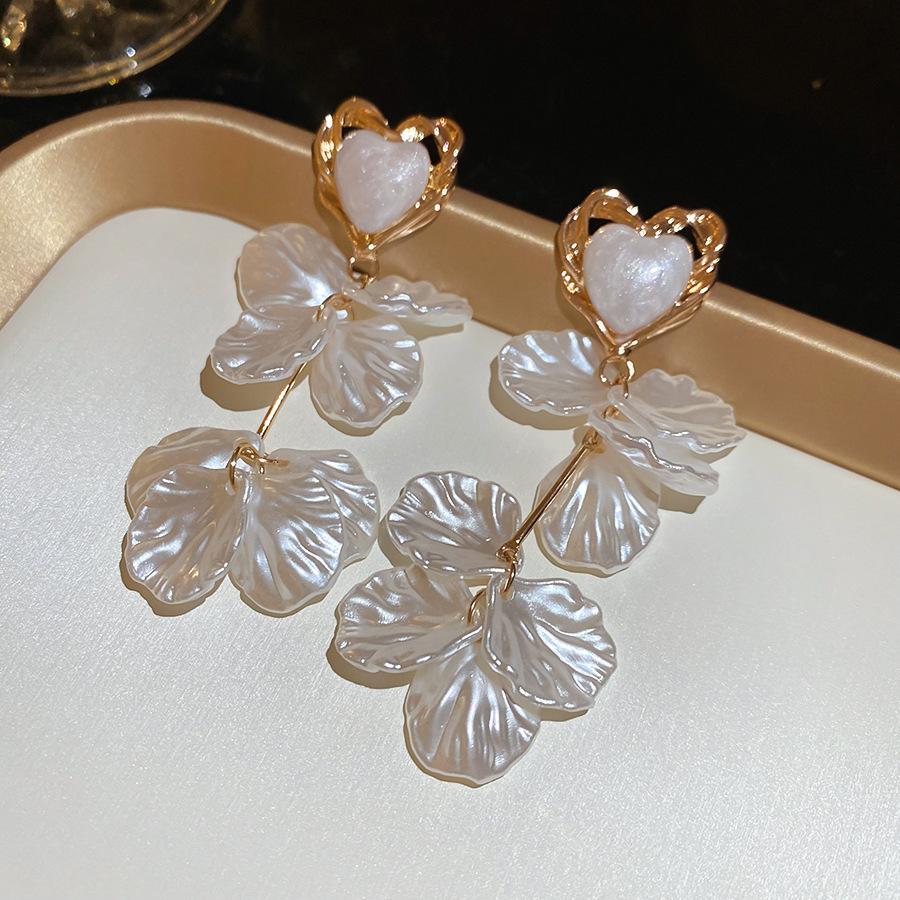 Роскошные серьги-кисточки с красными цветами: Стильные, Дорогие, Акцентные Серьги-Гвоздики для Женщин