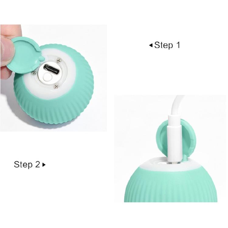 Для умной интерактивной игрушки-кошки, самовращающийся мяч, USB-зарядка, встроенный светодиод