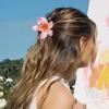2 шт. Заколки для волос в виде цветов для женщин, девушек, модные цветочные заколки-крабы, заколки-автоматы, зажимы-аллигаторы, нескользящие аксессуары для волос для женщин, для вечеринок, для повседневного использования