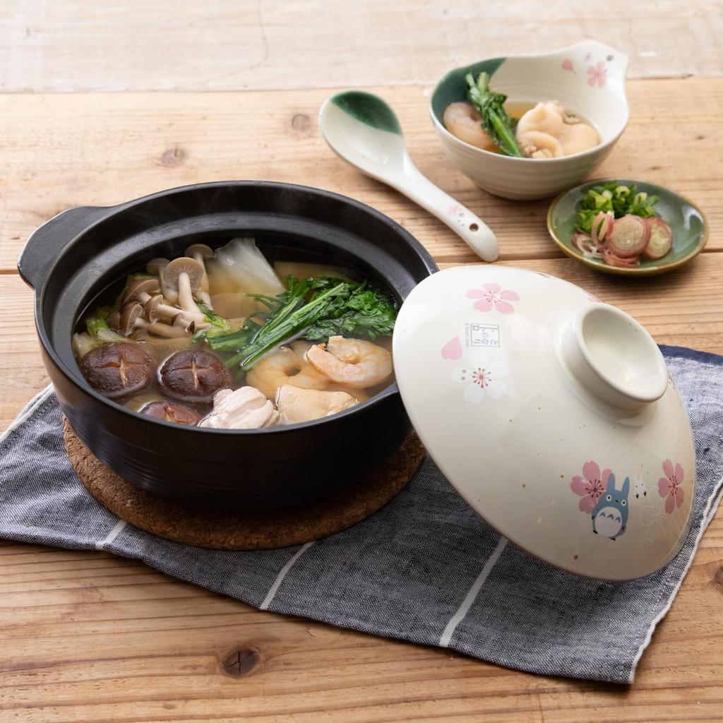 Скейтер Глиняный горшок 6 Мой сосед Тоторо Узор Цветущая вишня Ghibli Нет. 22,6xВ11,6 см CDN18-A