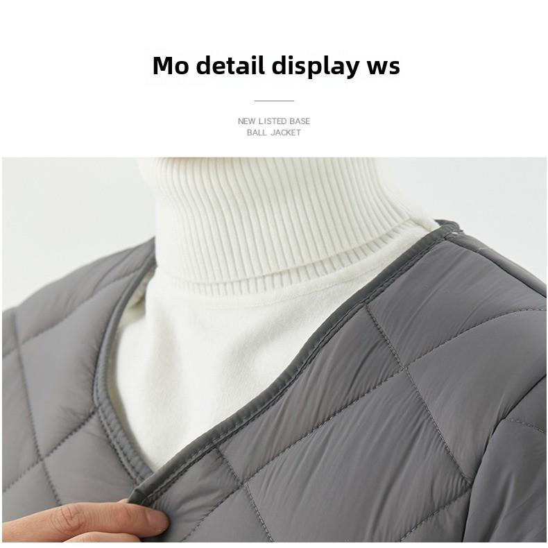 GMXIA Зимняя мужская флисовая теплая домашняя куртка с коротким рукавом и хлопковой подкладкой Мужские куртки и пальто с хлопковой подкладкой