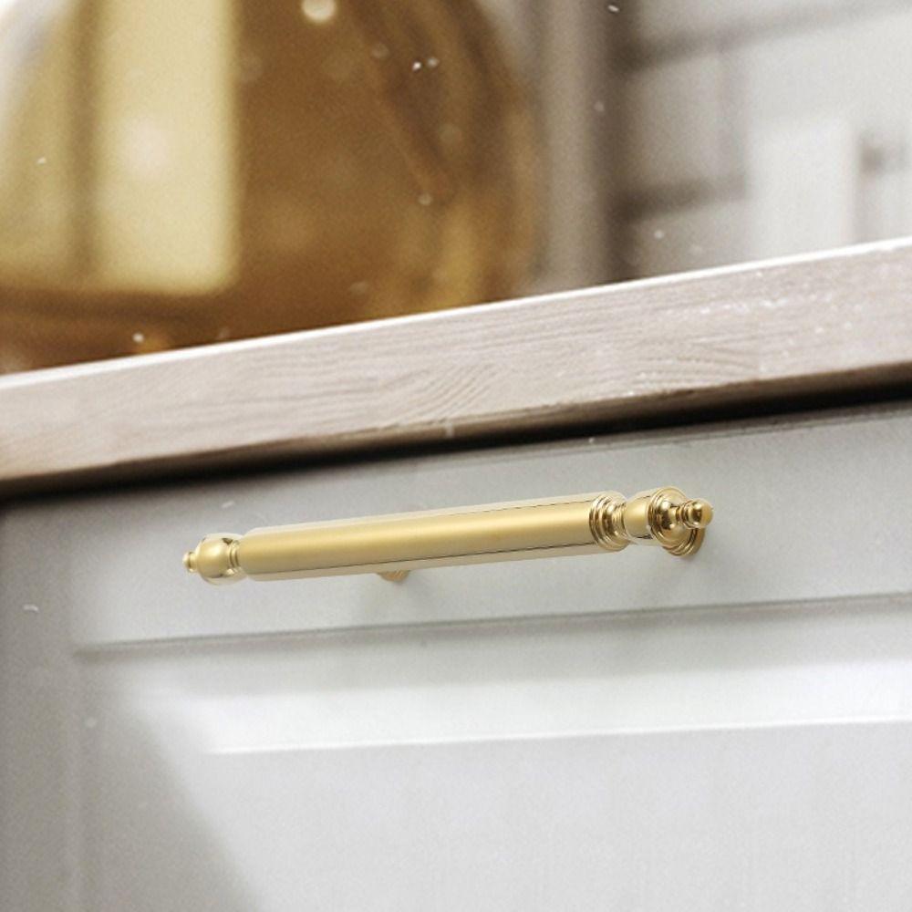 Beautiful Brass Cabinet Handle Light Luxury Long Handle New Drawer Pulls  Shoe Cabinet