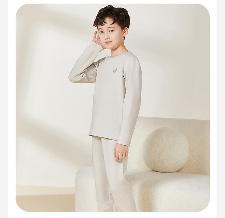 Warm round neck suit set