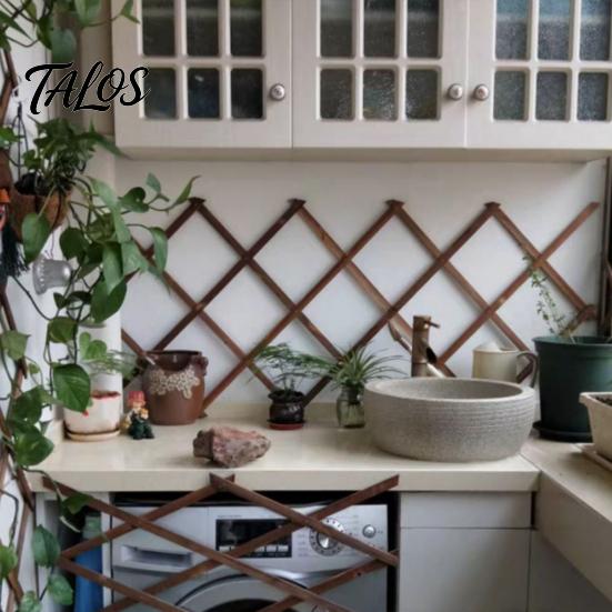 Wooden Hanging Fence Trellis Expandable Wall Decoration Climbing Air Plants Support Lattice Vertical Rack Frame Garden Supplies