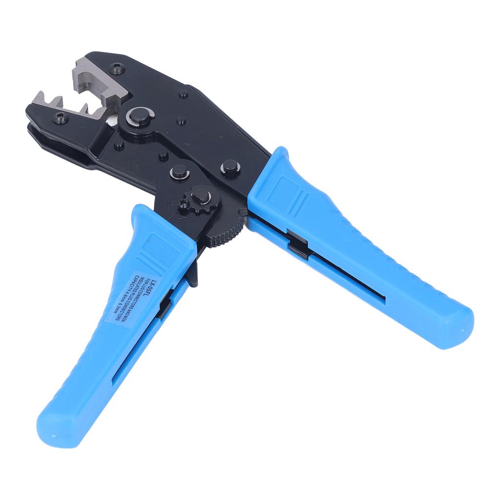 Wire Crimper Ratchet Type Automatic Lock Insulated Terminal Crimper for 3/6AWG for Line Connection