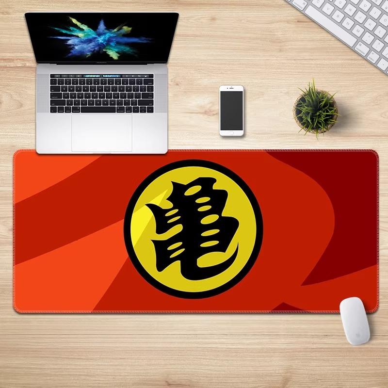 Boy Anime Leather Mouse Pad Dragon Ball Oversized Lock Edge Gaming Desk Pad Cartoon Extra Long Wrist Brace NonSlip Keyboard Mat