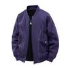 Jacket Men's Spring and Autumn Loose Trendy Solid Color Top American Casual Retro Baseball Jacket Men's