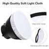 7"/18cm Light Diffuser Soft Diffuser Lamp Cover White Lamp Screen Diffuser Excellent for Studio Strobe Reflectors Video Recording 4 Pieces