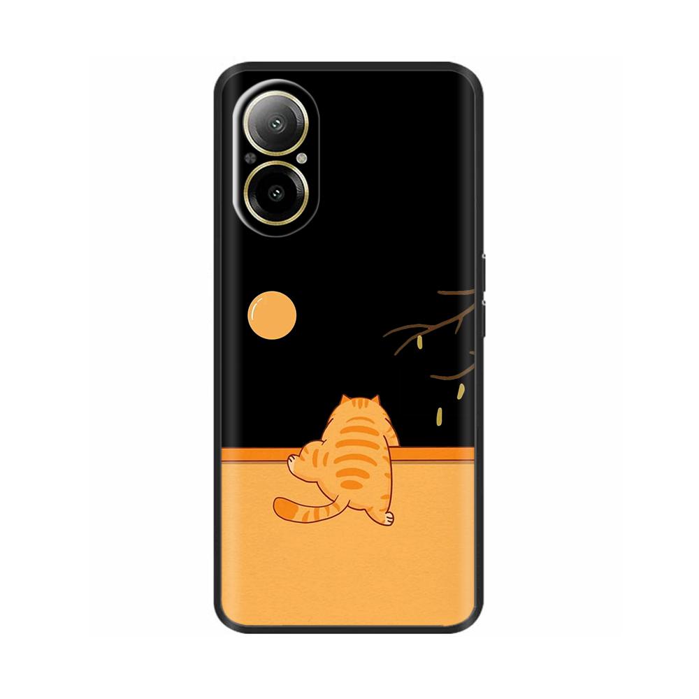 Для Realme C67 4G Чехол Накладка на телефон Крутой Милый Мягкий Гладкий Жидкий Силикон Бампер Для Oppo Realme C67 Полная Защита Задняя Крышка