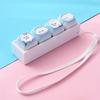 Mini Keycap Keycap Fidget Keychain 4 Keys Finger Button Press Toy Keychain  Gift for Children