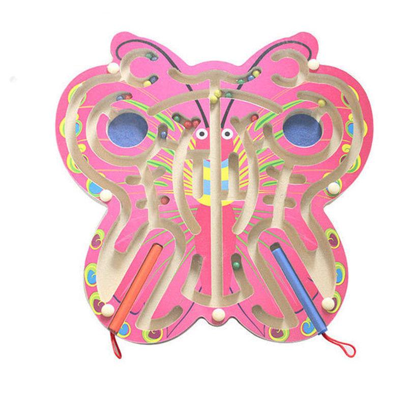 Магнитная игрушка-лабиринт: Мраморный баланс, управляемый ручкой, для детей 3+ - Улучшает концентрацию и когнитивные навыки