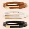A Slender Belt for Women's Skirts, Sweaters, Shirts, Small Belts, Simple and Decorative Dress Belts, and Women's Waist-cinching Accessories