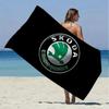 SKODA Beach Towel Microfiber Beach Towel Super Soft & Absorbent for Bath, Beach, Travel Bath Time Accessory, Fan Gifts