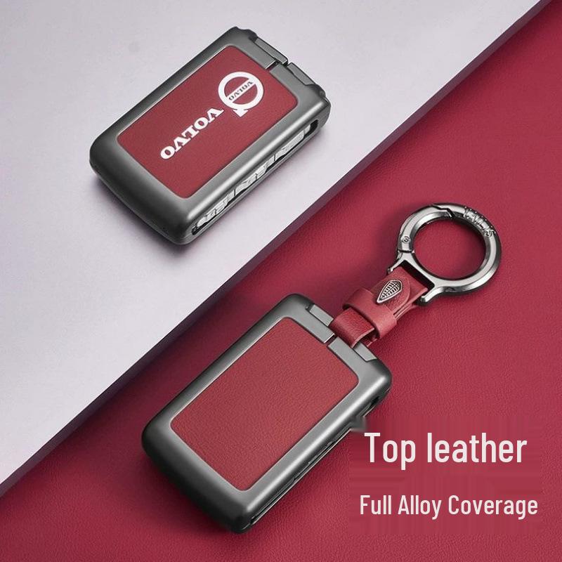 Чехол для ключа Volvo: Совместимо с XC60, S90, S60, XC90, XC40 - Сумка с модифицированной пряжкой