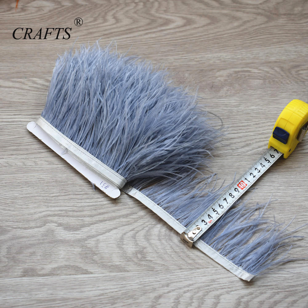 Перо2023 горячо! Пушистая и красивая отделочная ткань с перьями страуса, длина 5-10 м, боковая лента, ширина 8-10 см / Аксессуары для шитья DIY