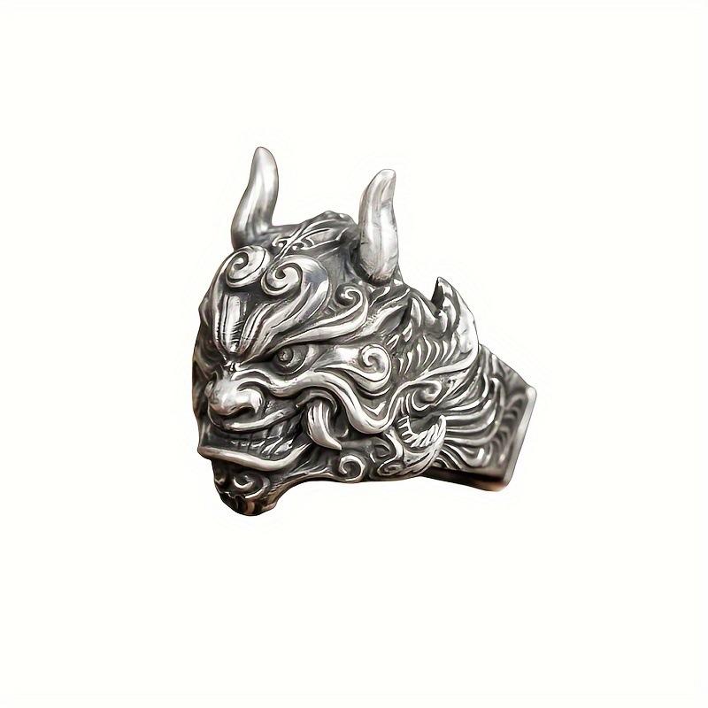 Fashionable and High-end Retro Zodiac Faucet New Open Index Finger Ring