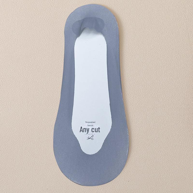 Женские ультратонкие нескользящие летние носки-лодочки: Чистый хлопок, мелкий, с надежной пяткой, подходит для высоких каблуков