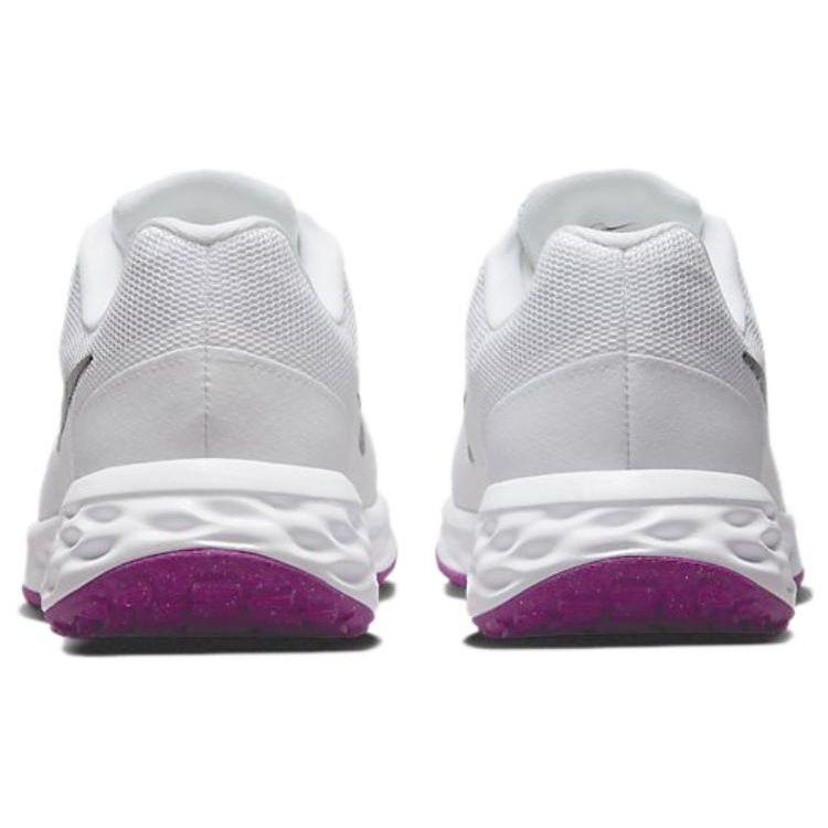 Nike Revolution 6 Next Nature White Vivid Purple Женские кроссовки Vivid-Sulfur Black DC3729-106
