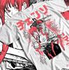 Футболка Chainsaw Man, Черная футболка с Дендзи из Аниме Манги, Хлопковая футболка унисекс, Наюта